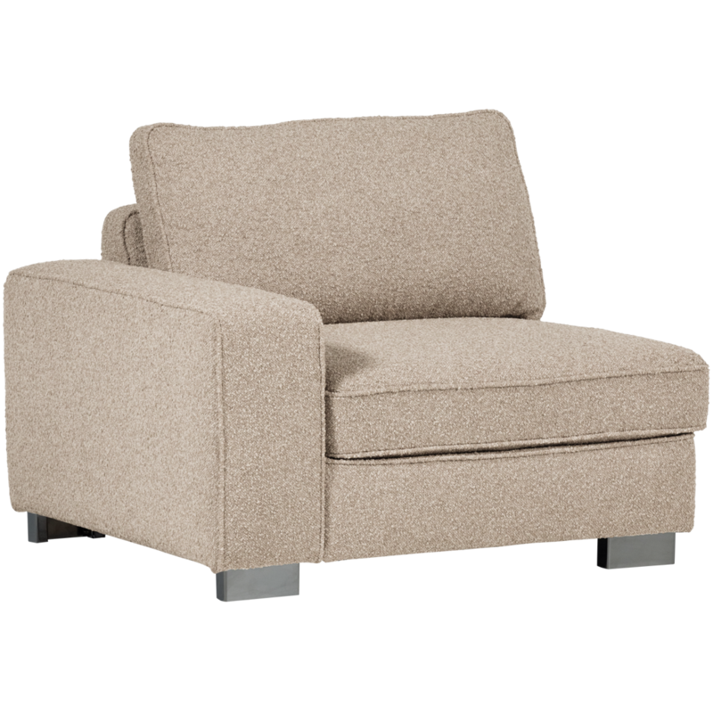 vtwonen-collectie Lazy 1-Zits Element Met Arm Links Boucle Naturel