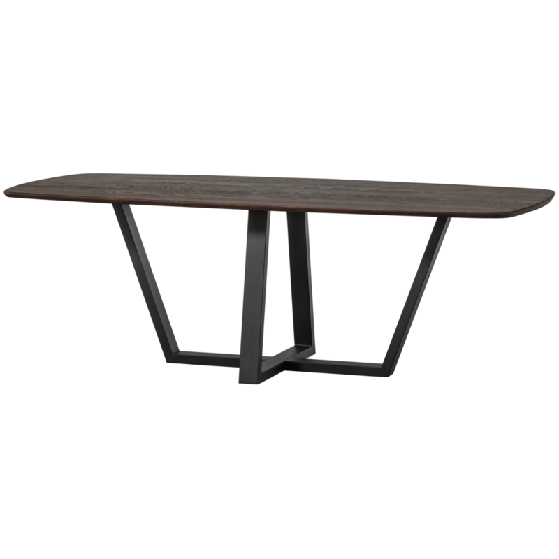 WOOOD-collectie Tablo Eettafel Deens Ovaal Dl 220X100Cm Mystic Brown [Fsc]