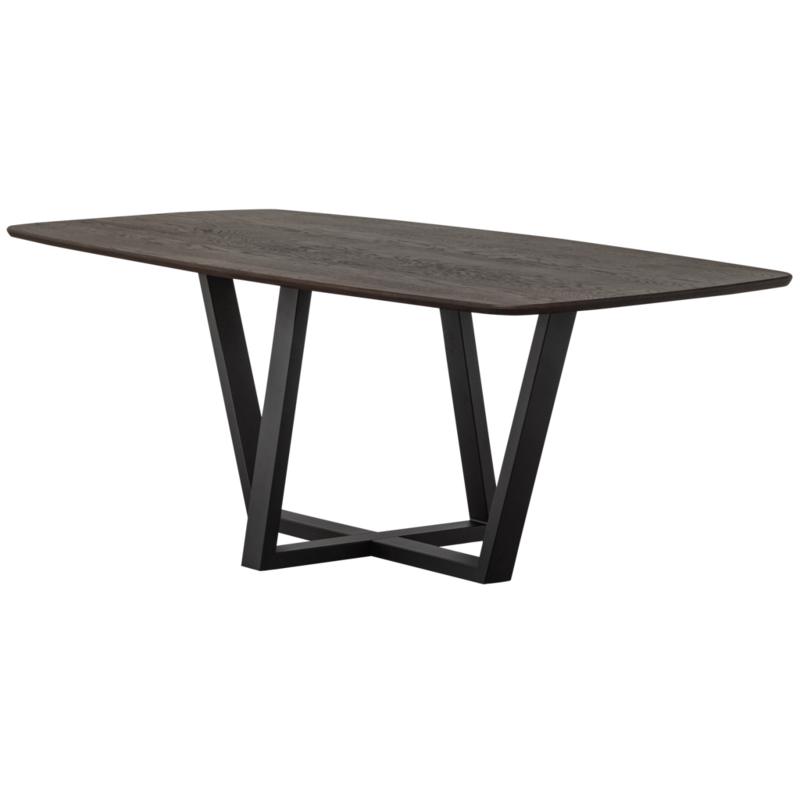 WOOOD-collectie Tablo Eettafel Deens Ovaal Dl 220X100Cm Mystic Brown [Fsc]