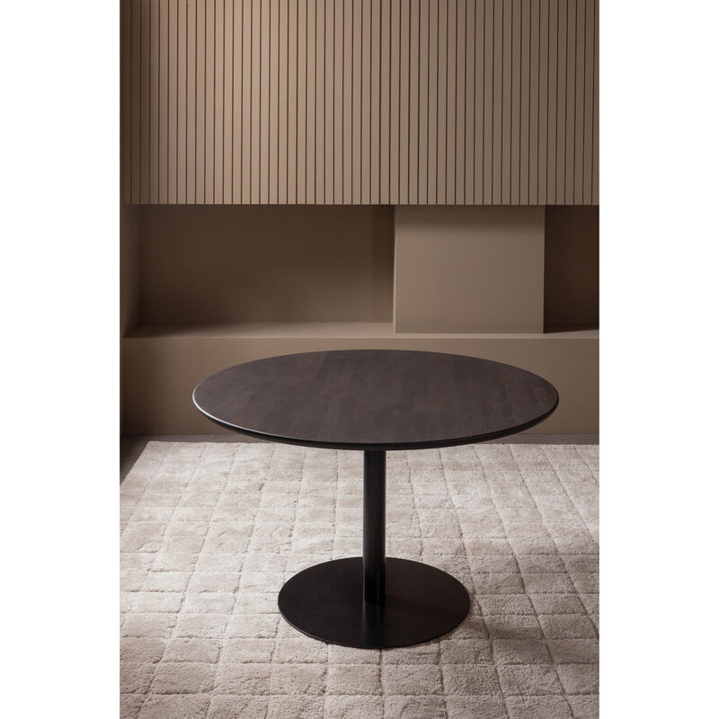 WOOOD-collectie Tablo Eettafel Rond Vl O120Cm Mystic Brown [Fsc]