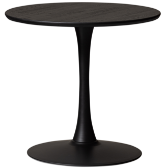 WOOOD Tablo Eettafel Rond Vl O80Cm Blacknight [Fsc]
