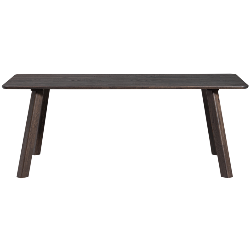 WOOOD-collectie Tablo Eettafel Afgerond Vl 200X90Cm Mystic Brown [Fsc]