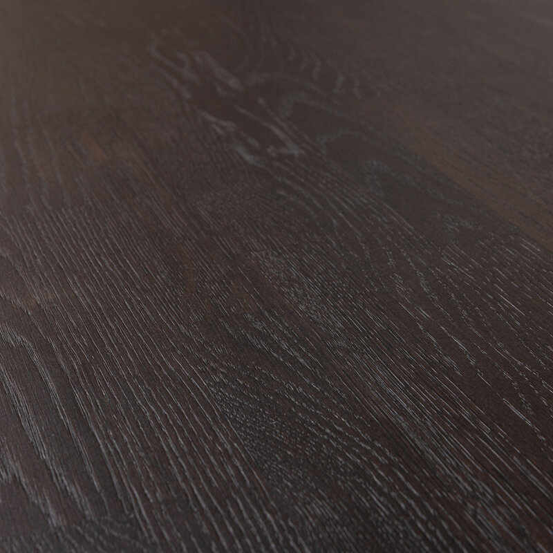 WOOOD-collectie Tablo Eettafel Afgerond Vl 200X90Cm Mystic Brown [Fsc]