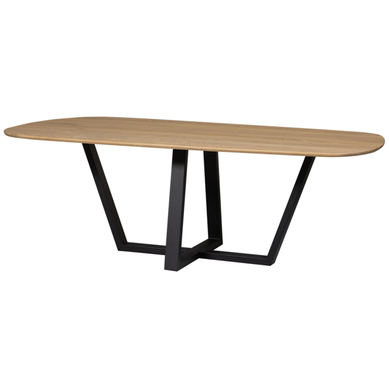 WOOOD-collectie Tablo Eettafel Organisch Dl 220X100Cm Transparant [Fsc]