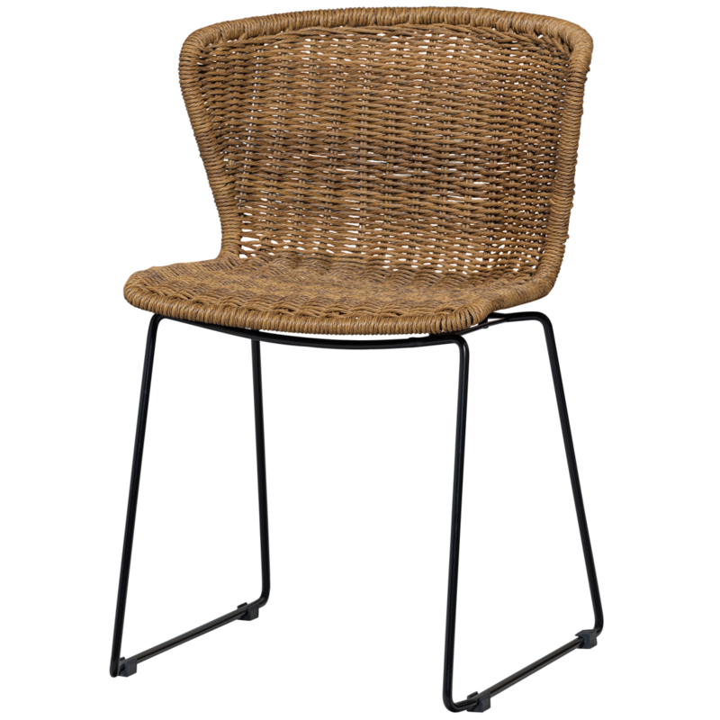 WOOOD-collectie Set V 2 - Wings Tuinstoel Touw Naturel