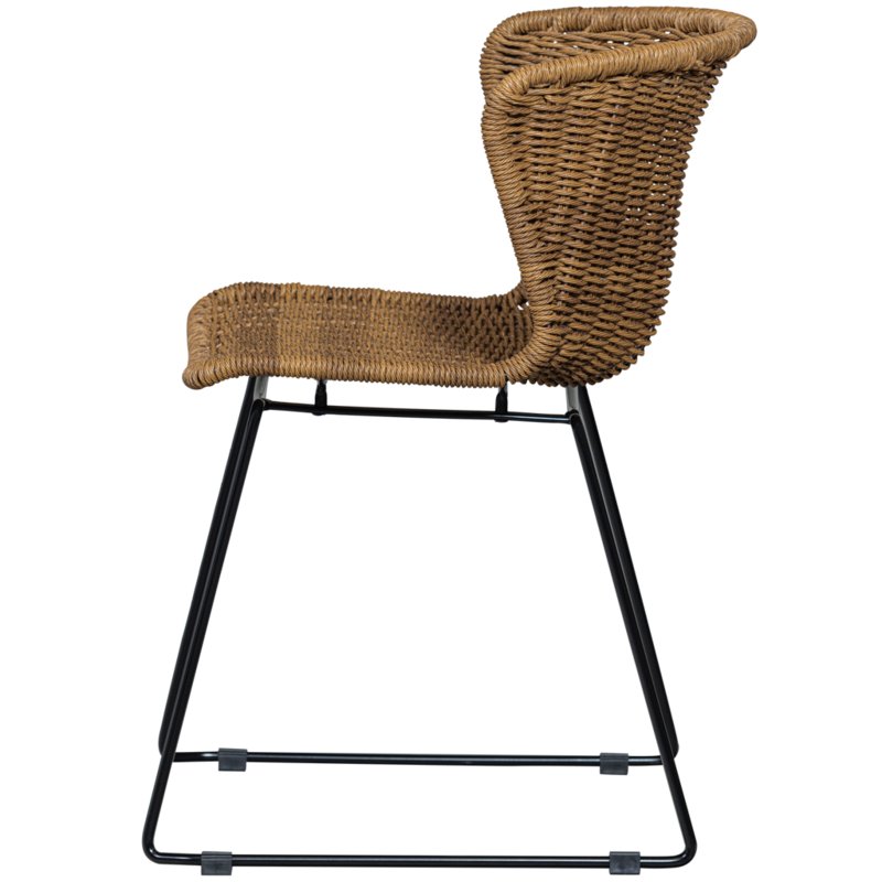 WOOOD-collectie Set V 2 - Wings Tuinstoel Touw Naturel