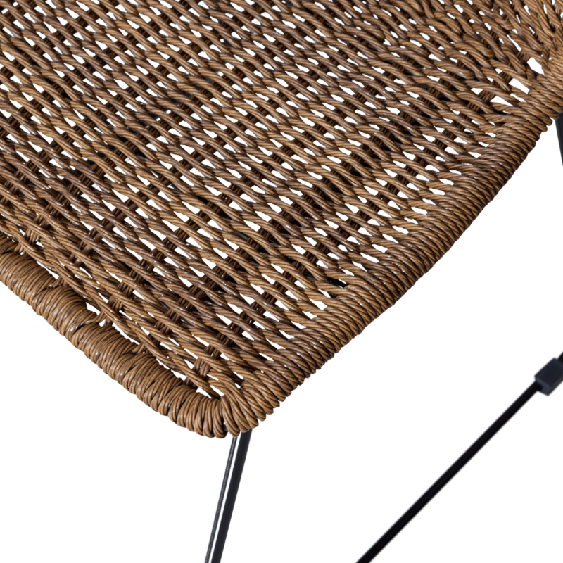 WOOOD-collectie Set V 2 - Wings Tuinstoel Touw Naturel