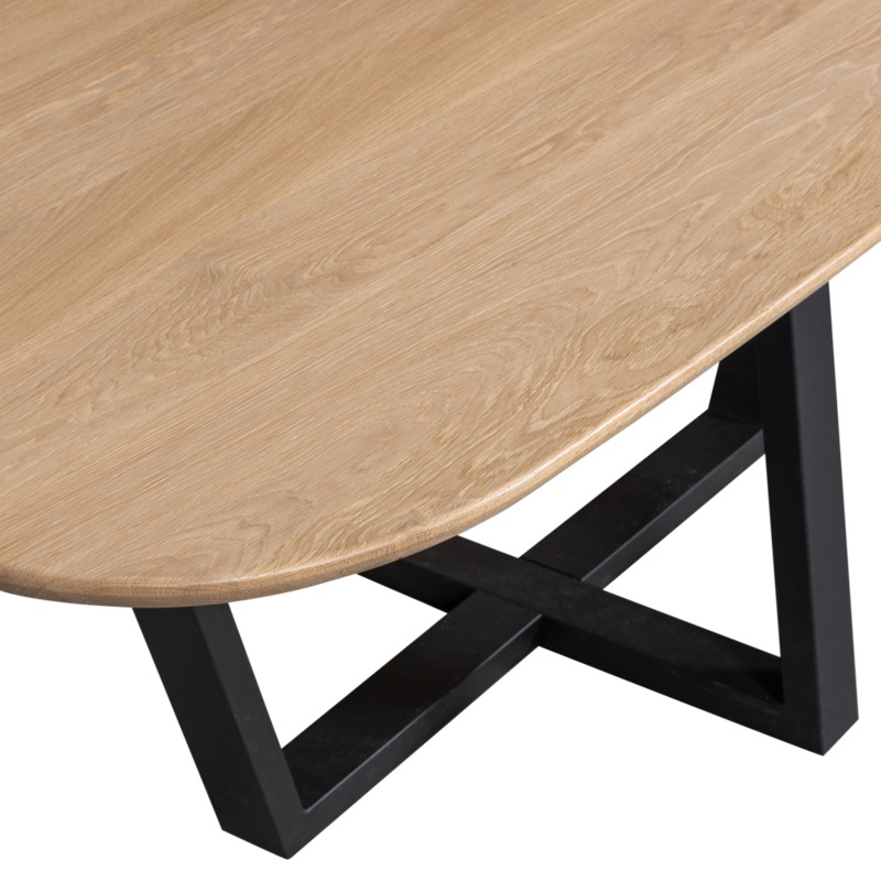 WOOOD-collectie Tablo Eettafel Organisch Dl 220X100Cm Transparant [Fsc]