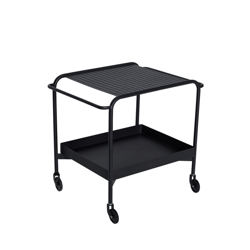 Hübsch-collectie Push Trolley Black