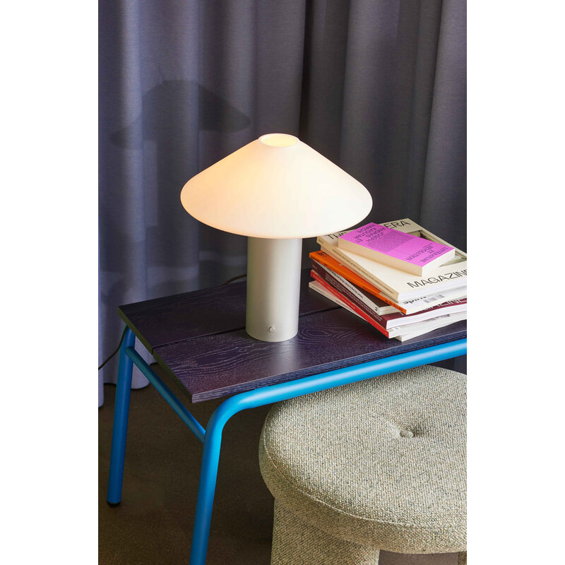 Hübsch-collectie Rocco Pouffe Light green