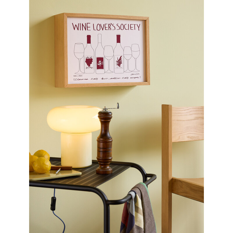 Hübsch-collectie Hues Table Lamp Light green