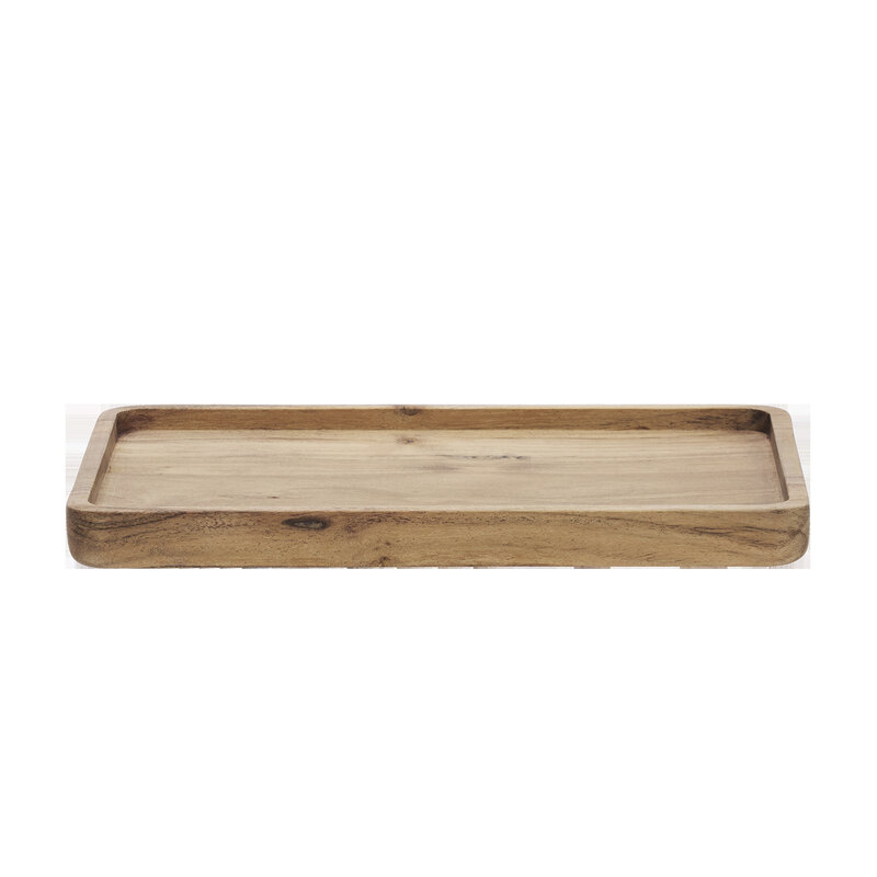 Madam Stoltz-collectie Houten dienblad Naturel