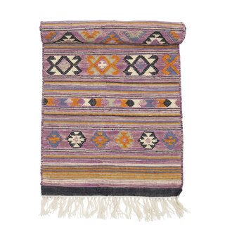 Bloomingville Yolanda Rug, Purple, Cotton - Copy