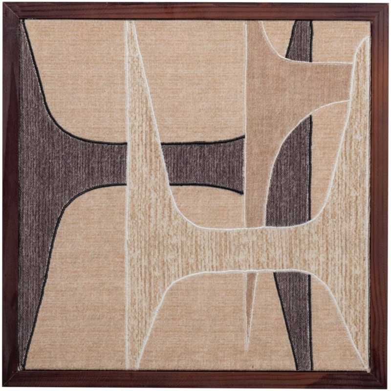 WOOOD-collectie ANNO WANDDECO KATOEN NATUREL/BRUIN