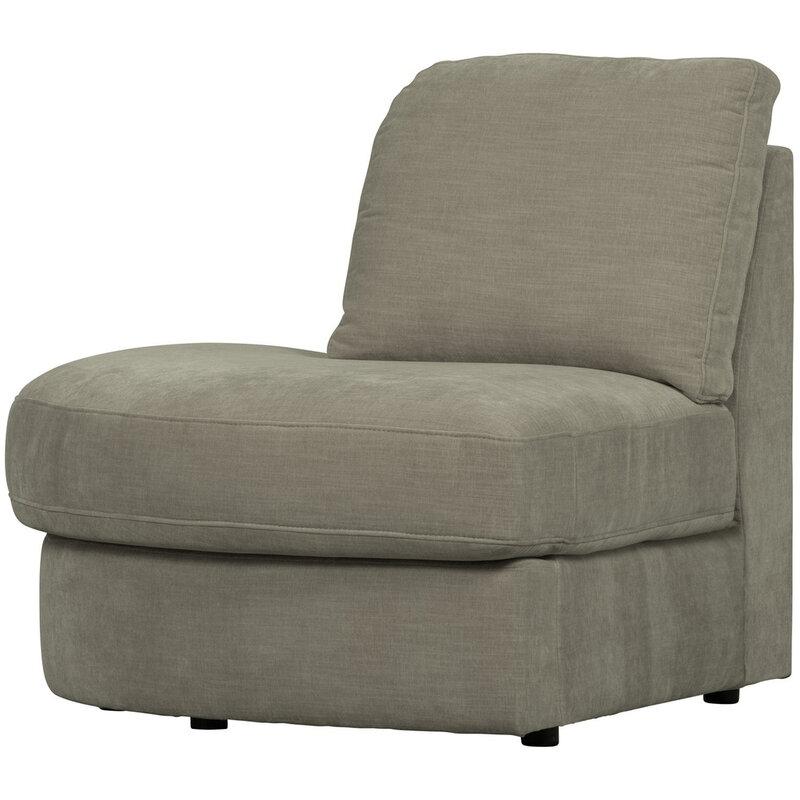vtwonen-collectie Family 1-Zits Element Ronde Hoek Links Warm Grijs