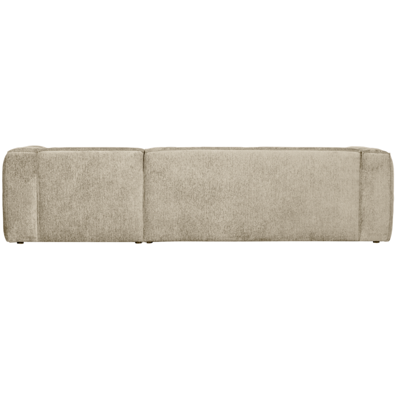 WOOOD-collectie Bean Hoekbank Rechts Structure Velvet Buttermilk