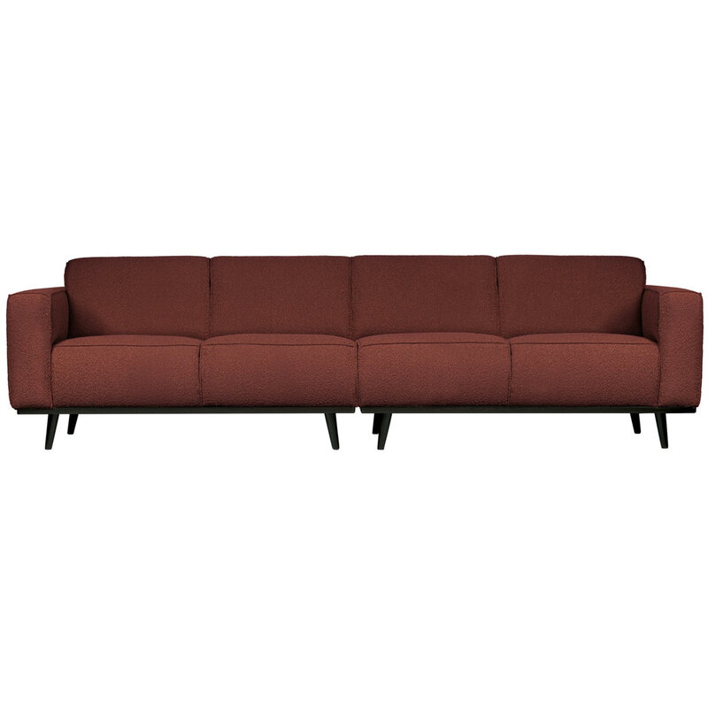 WOOOD-collectie Statement 4-zits Bank 280 Cm BouclÉ Chestnut