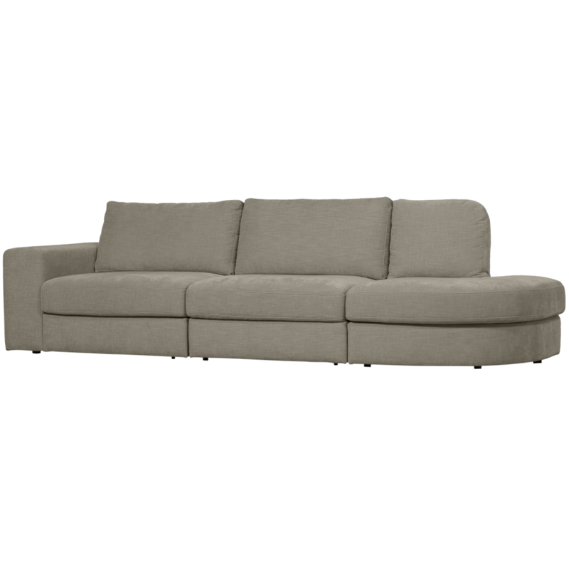 vtwonen-collectie Family 2.5-Seater Round Right Warm Gray