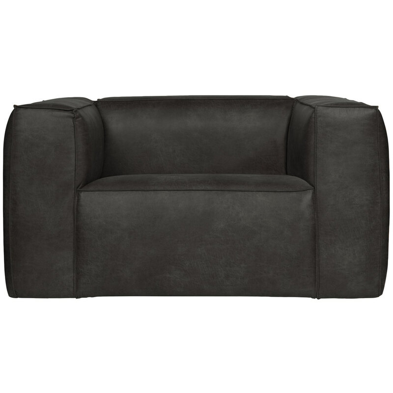 WOOOD-collectie Bean Fauteuil Zwart