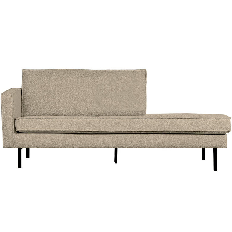 WOOOD-collectie Rodeo Daybed Left Boucle Beige