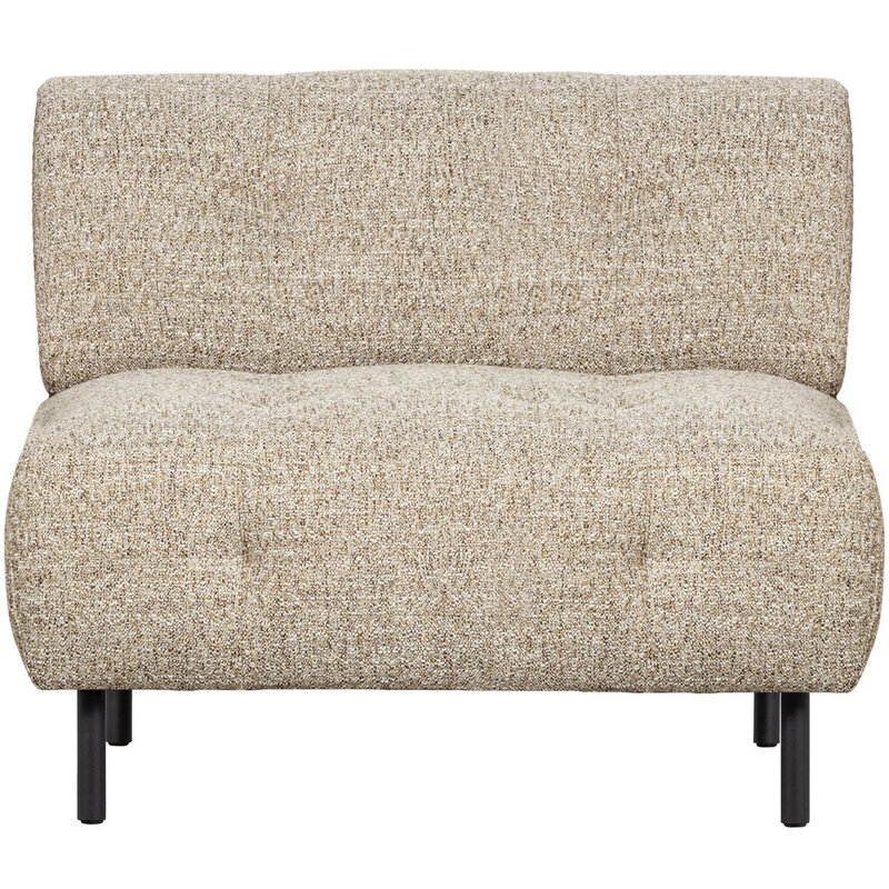 WOOOD-collectie Lloyd Fauteuil Grof Geweven Naturel Melange