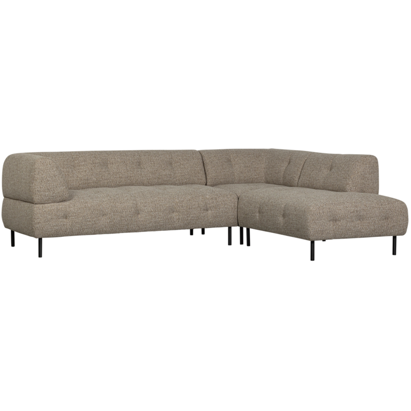 WOOOD-collectie Lloyd Corner Sofa Right Coarse Woven Brown Melange