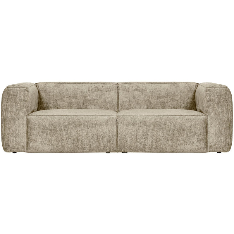 WOOOD-collectie Bean 3.5-Zits Bank Structure Velvet Buttermilk