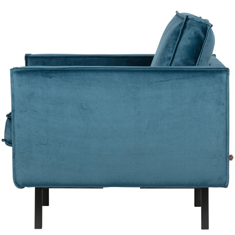 WOOOD-collectie Rodeo Fauteuil Velvet Blue