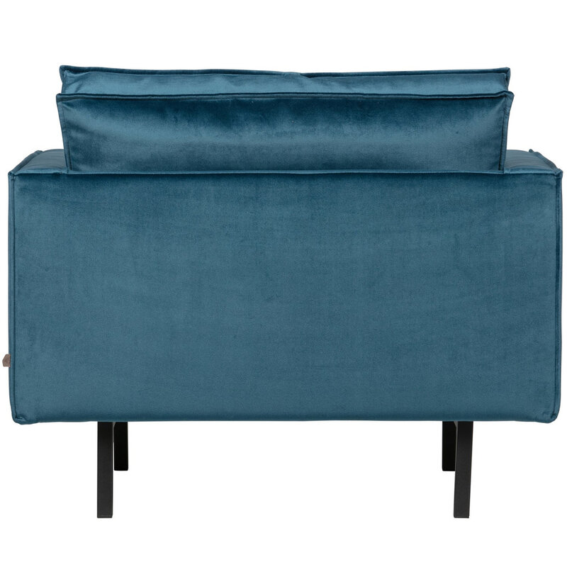 WOOOD-collectie Rodeo Fauteuil Velvet Blue