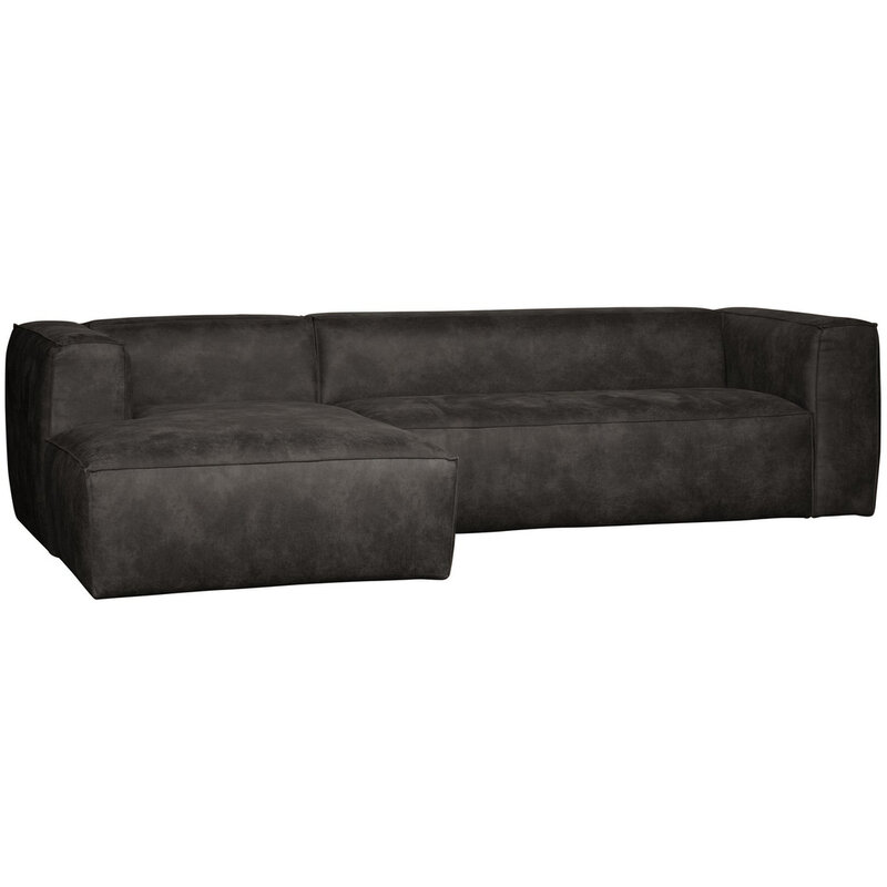 WOOOD-collectie Bean Hoekbank Links Zwart