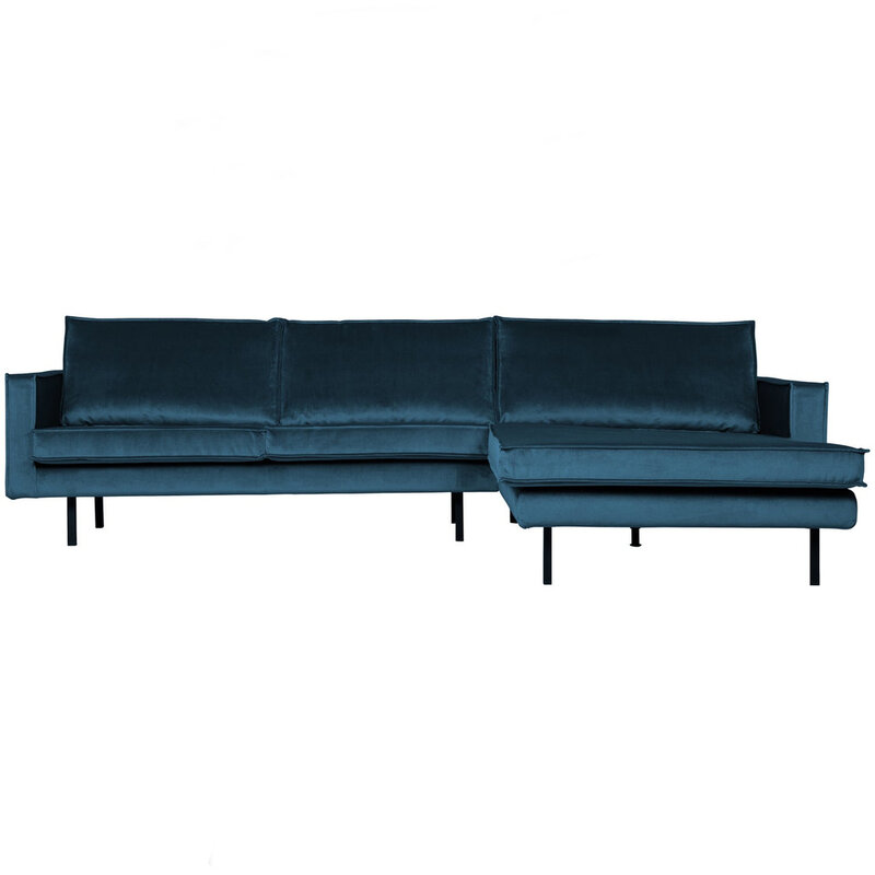 WOOOD-collectie Rodeo Chaise Longue Rechts Velvet Blue