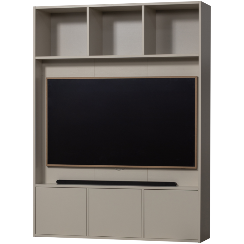 WOOOD-collectie MEGGY TV OPBERGKAST 160CM GRENEN DUST [fsc]