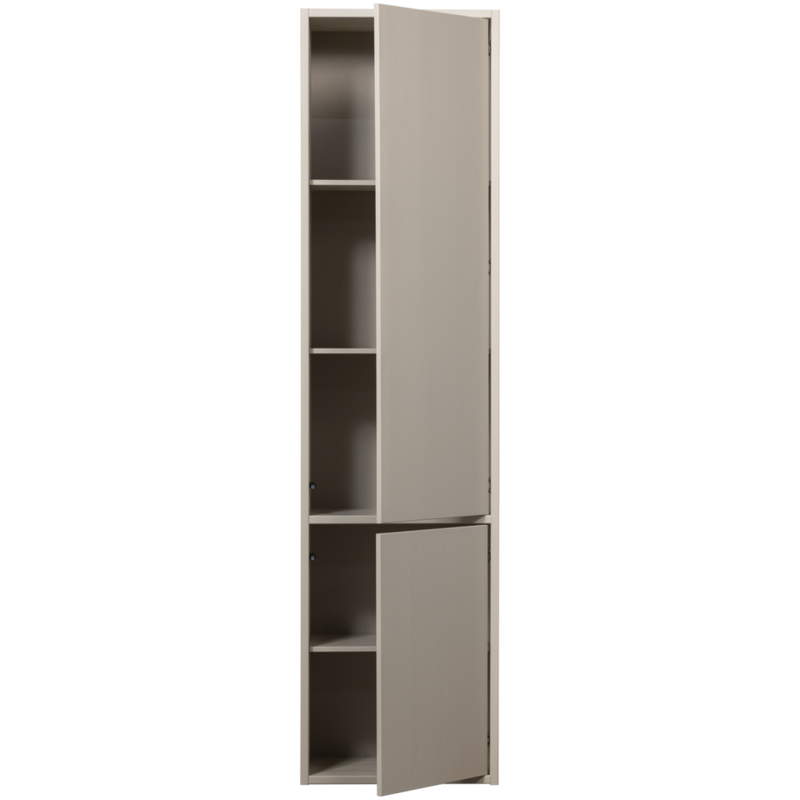 WOOOD-collectie Meggy Smalle Opbergkast 55Cm Grenen Dust [Fsc]