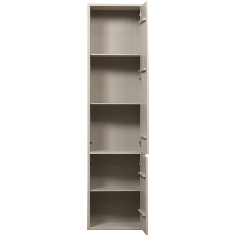 WOOOD-collectie Meggy Smalle Opbergkast 55Cm Grenen Dust [Fsc]