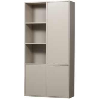WOOOD Meggy Opbergkast Links 108Cm Grenen Dust [Fsc]