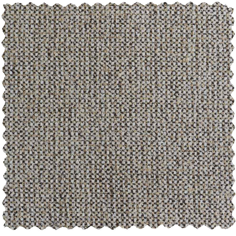 WOOOD-collectie Sloping U-Vorm Bank Off White Melange