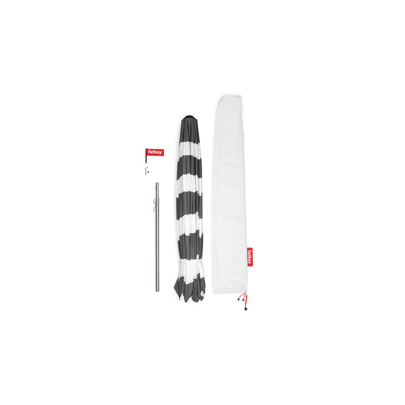 Fatboy-collectie Parasol Stripesol Ø350 cm antraciet
