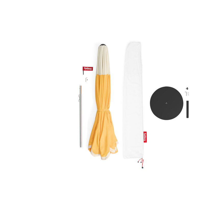 Fatboy-collectie Parasol Pensol Sunbeam incl. parasolvoet zwart