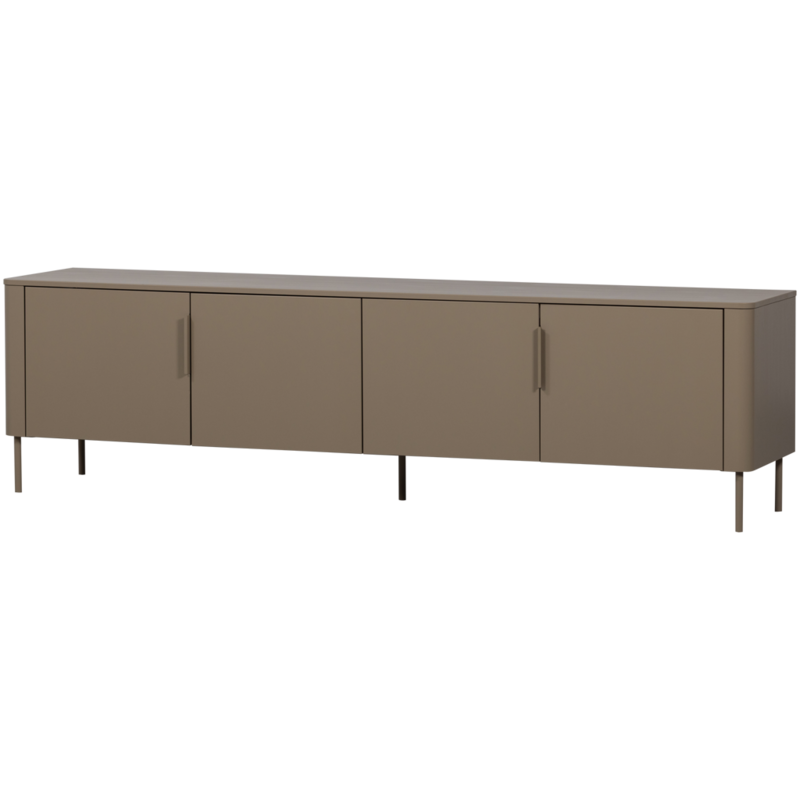 WOOOD-collectie Gunnar Tv Meubel 200 Cm Grenen Mud [Fsc]