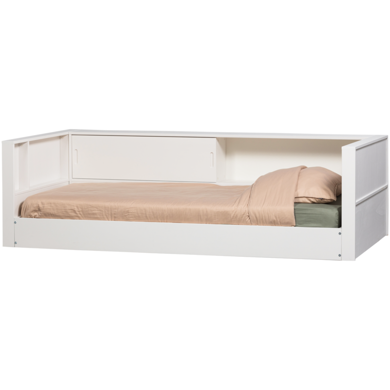 WOOOD-collectie Carter Bedbank Grenen Wit [Fsc]