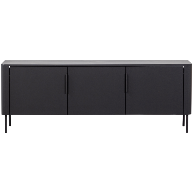 WOOOD-collectie Gunnar Tv Meubel 154 Cm Grenen Matzwart [Fsc]