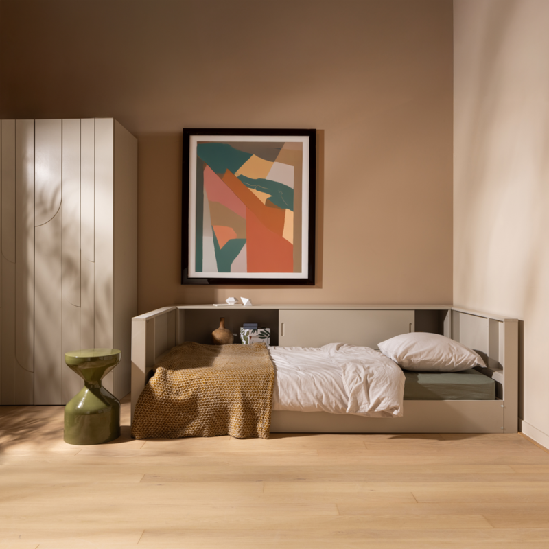 WOOOD-collectie Carter Bedbank Grenen Dust [Fsc]