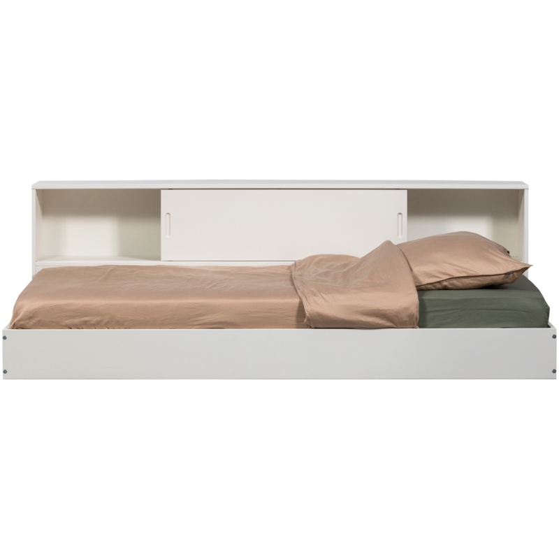 WOOOD-collectie Carter Bed Grenen Wit 90X200Cm [Fsc]