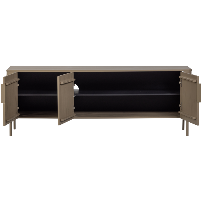 WOOOD-collectie Gunnar Tv Meubel 154 Cm Grenen Mud [Fsc]
