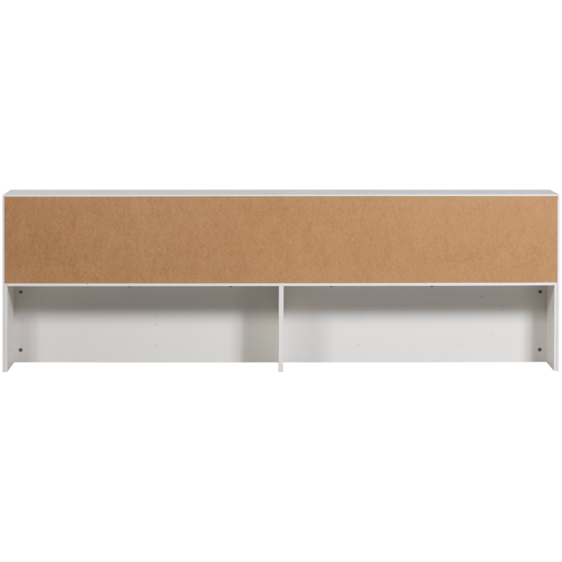 WOOOD-collectie Carter Bed Grenen Wit 90X200Cm [Fsc]