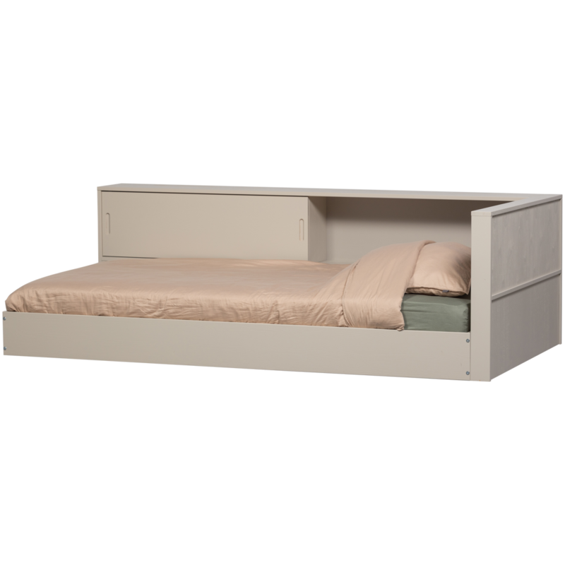 WOOOD-collectie CARTER HOEKBED LINKS/RECHTS GRENEN DUST [fsc]
