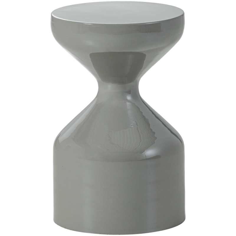 WOOOD-collectie Floyd Bijzettafel Metaal Lichtgrijs