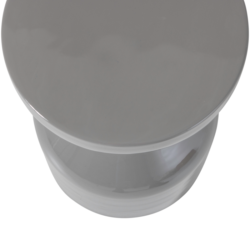 WOOOD-collectie Floyd Bijzettafel Metaal Lichtgrijs