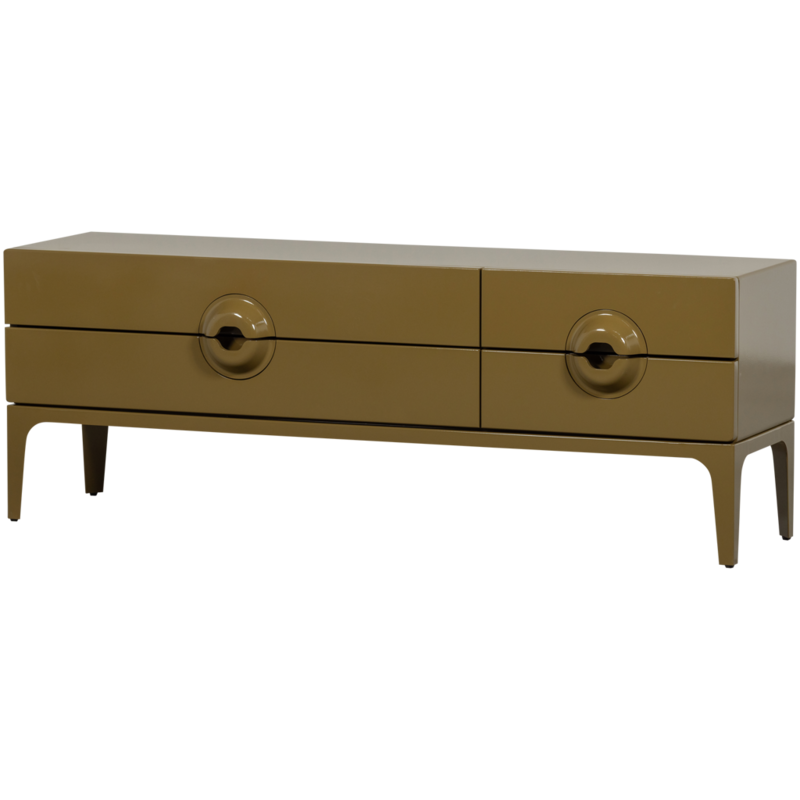 WOOOD-collectie Merge Tv Meubel Hout Honinggeel