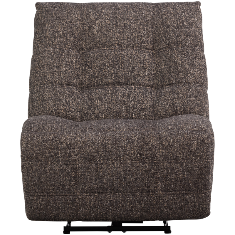 WOOOD-collectie Hein Relaxfauteuil Elektrisch Melange Antraciet/Bruin